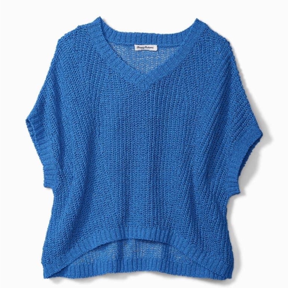 Tommy Bahama blue pull over, size xl, like new